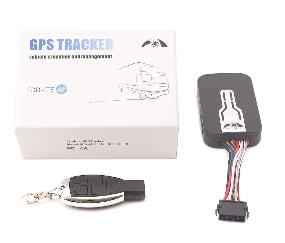 4 グラム FDD-LTE コバン GPS トラッカー 405D BAANOOL GPS-405D 車両リアルタイム管理リモコン付き無料アプリ Web プラットフォーム