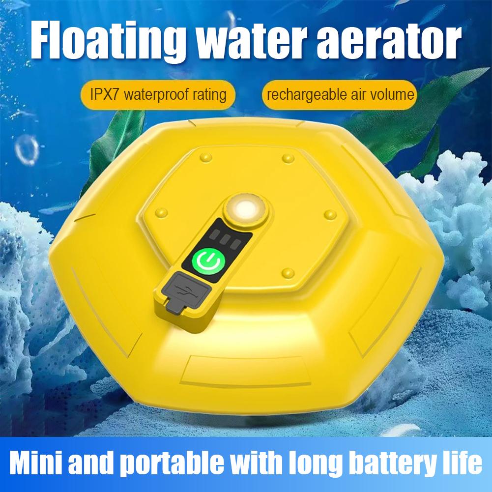 ミニ釣り酸素ポンプポータブル充電式サイレント魚エアポンプフローティングエアレーター釣り家庭用水族館タンクアクセサリー