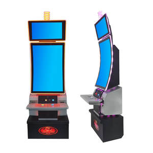 工場直販 43インチ曲面タッチスクリーン搭載の縦型アーケードスキルゲーム機（ビデオゲーム機）用金属キャビネット販売中