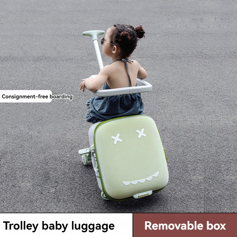 ハンドル付きの子供用スーツケース、トラベルケース、子供を連れて出かけるためのベビーカー、旅行のワンダー、車に乗ることもできます。