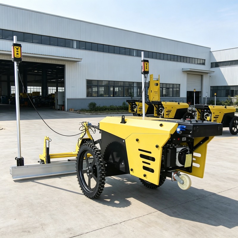 販売のためのカスタマイズ可能なレーザー コンクリート スクリード マシン 二輪レーザー スクリード マシン