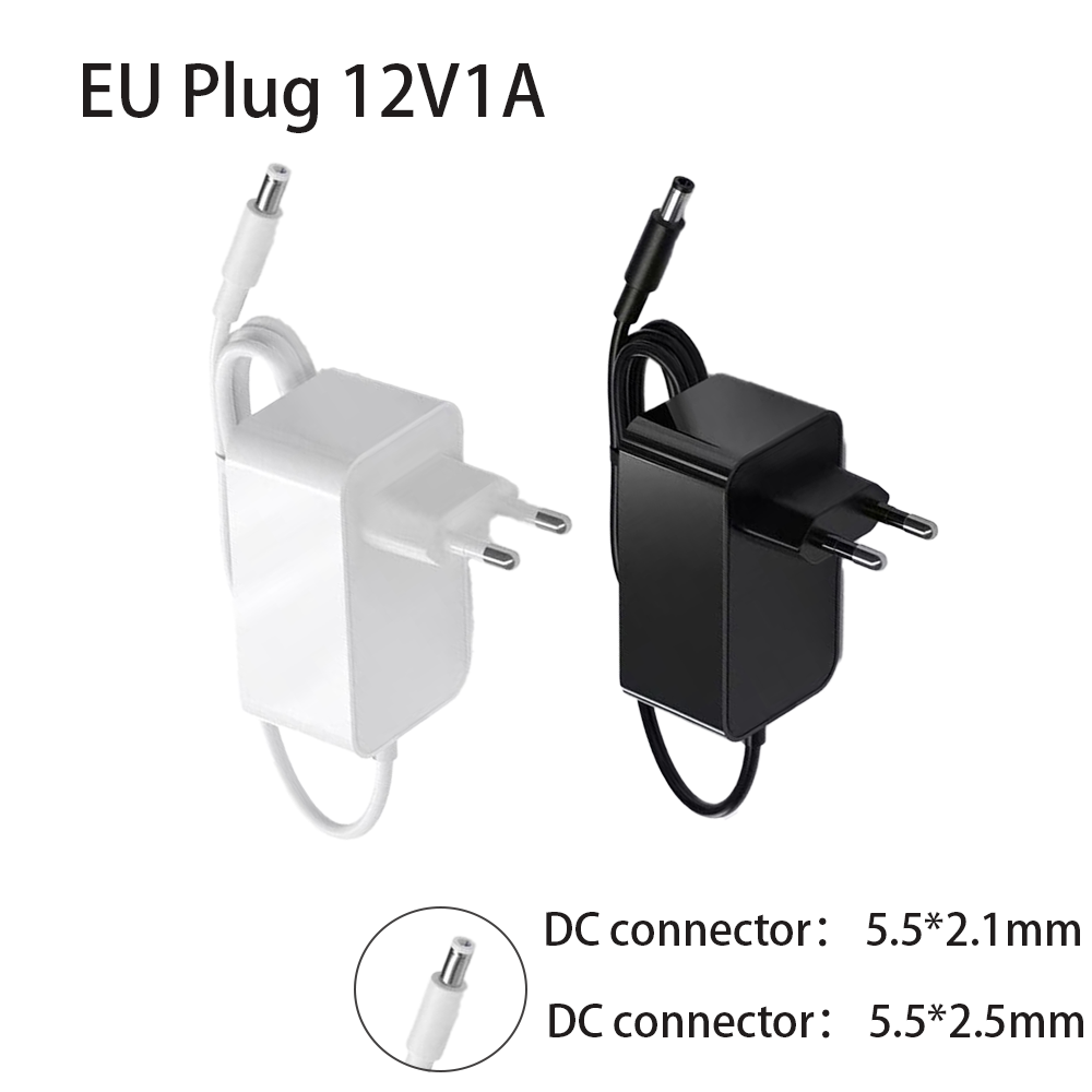 12V 1A スイッチング電源アダプター、LED 電源トランス、AC 100-240V から DC 12V 1A、ルーター用