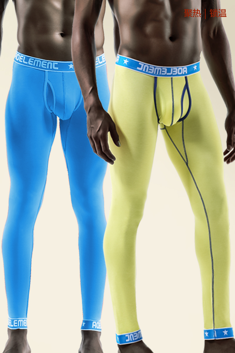 メンズロングジョンズワンピース薄手パンツタイトサーマルパンツモダールスリムコットンパンツレギンス