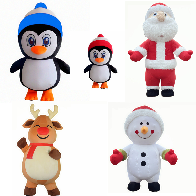 インフレータブルペンギンマスコットコスチュームカーニバルイベントパフォーマンス誕生日パーティーロールプレイングペンギンセット
