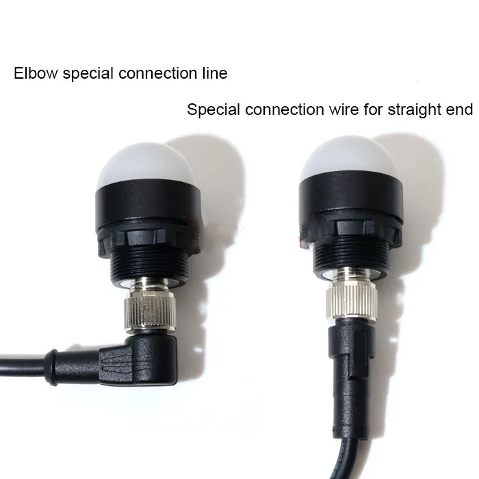 直径 30 ミリメートル Mini LED 三色信号灯インジケータ防水 24V 警告灯半球三色ライト 22 ミリメートルマウントスペース