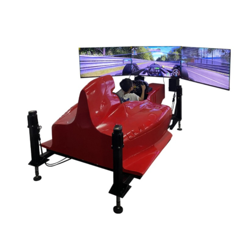 レーシングエミュレータコックピットメタルカーF1シミュレータシートレーシングホイールフレーム付きゲーマー向けカスタマイズ可能なレーシングギア