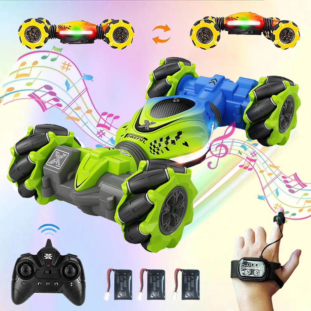 4WD RC カーおもちゃ 2.4 グラムラジオリモートコントロールカー RC 時計ジェスチャーセンサー回転ツイストスタントドリフト車両おもちゃ子供子供のため