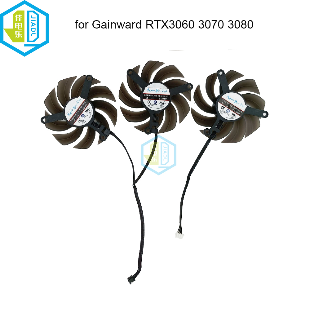 82 ミリメートル 12V GPU グラフィックスカード冷却ファン Gainward RTX 3060 3070 3080 3090 RTX3070Ti RTX3080Ti FD8015U12D VGA クーラーファン新