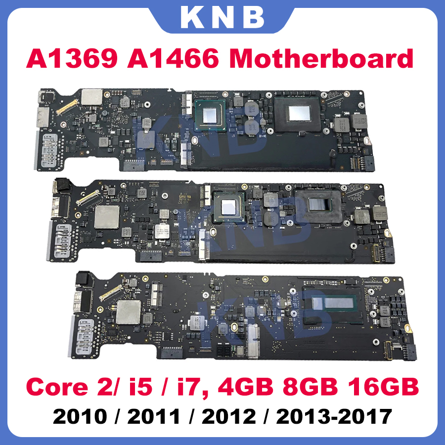 オリジナル A1466 マザーボード Macbook Air 13 "A1369 A1466 ロジックボード i5 i7 8 グラム 16 ギガバイト 2010 2011 2012 2013-2017 年