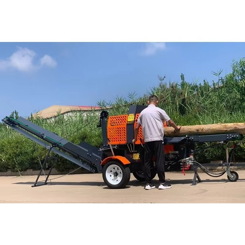 YG 製油圧ログスプリッター 15ton、大型木材丸太用の頑丈な薪プロセッサ切断機
