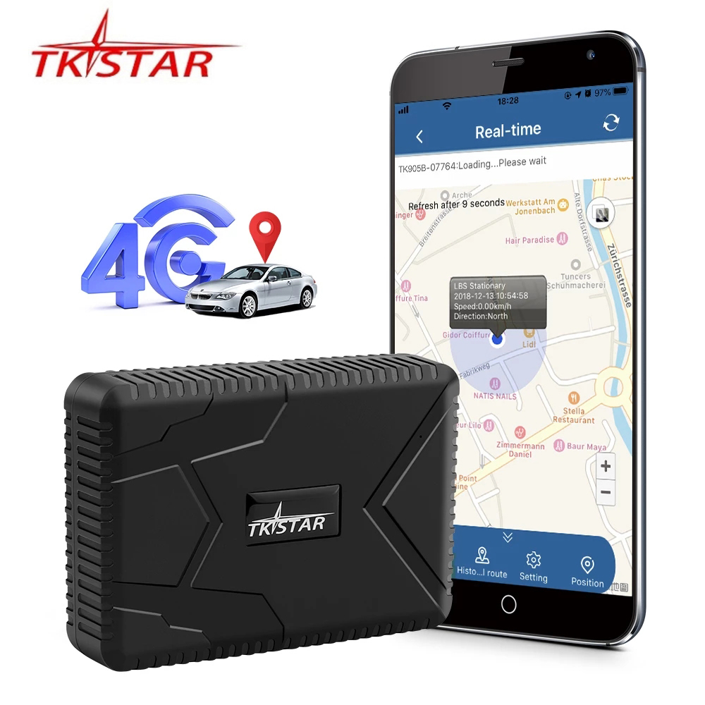 TKSTAR TK915 2G 4G 車 GPS トラッカー 7800mAh バッテリー強力な磁石防水シェイクフォールアラーム生涯無料 Web アプリ GPRS ロケーター