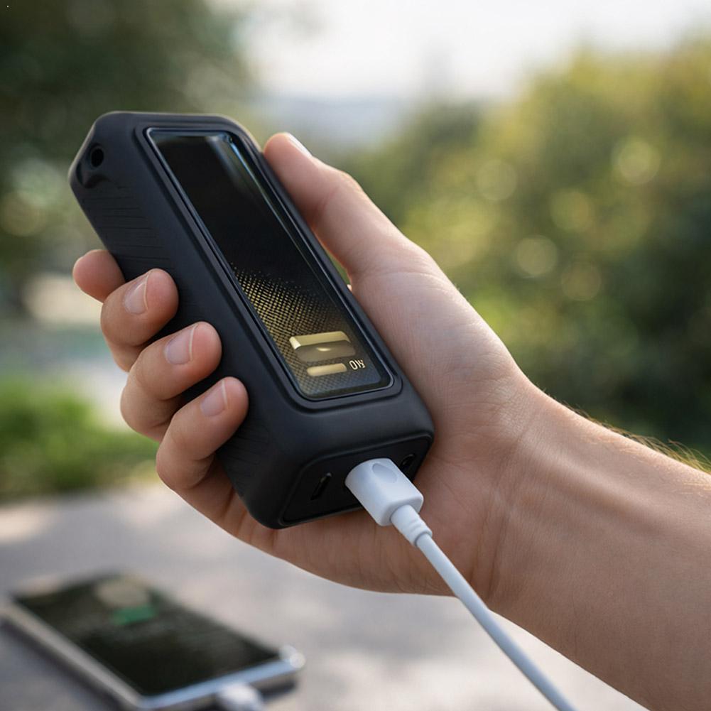 アンカープライム電源銀行 220 ワット A110B シリコン保護ケース防塵耐衝撃落下防止ソフト電源銀行カバー