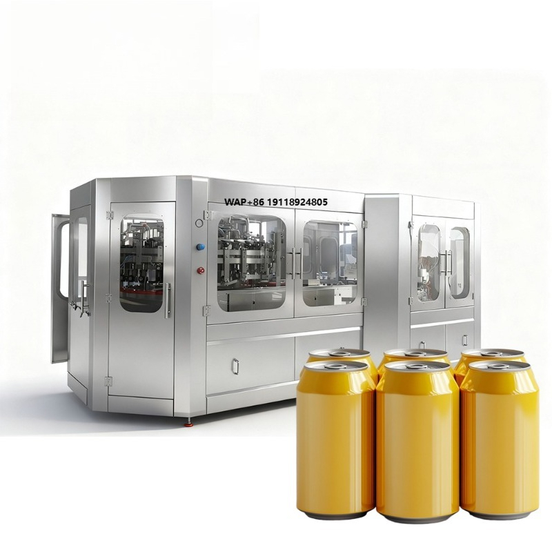 完全な炭酸ソフトドリンク缶詰機炭酸水缶詰ライン