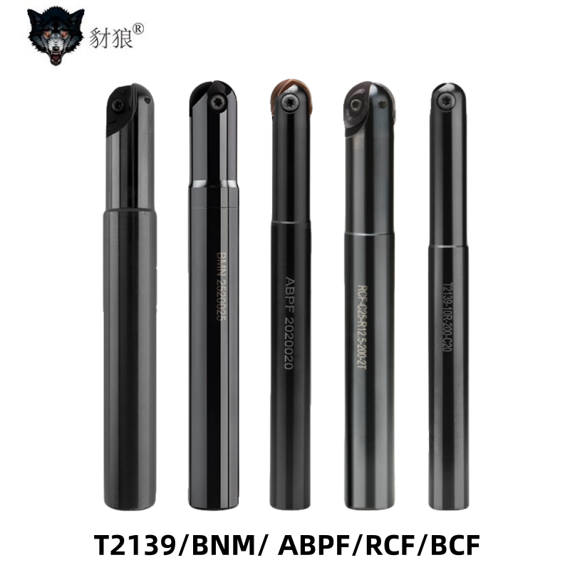 T2139 BNM ボールエンド精密フライスカッターロッド半円球面カッターバー半円ブレード R4 R5 R6 R8 R10 R12 を取り付けます。
