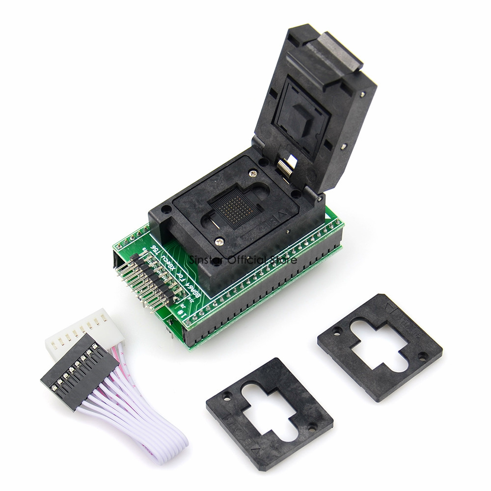 BGA64-DIP48 アダプタ IC ソケット BGA64 XGecu T56 プログラマ専用アダプタ