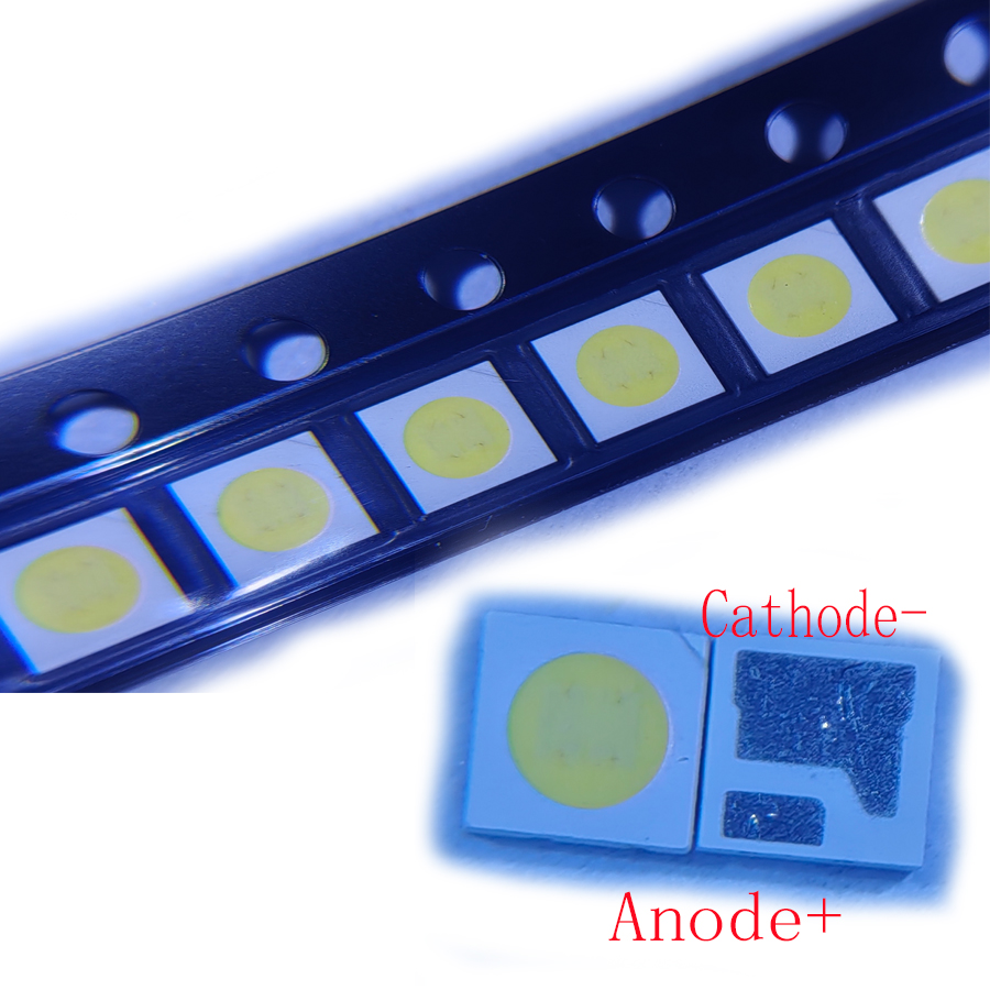 SMD LED 3030 3V 1.8W Two-Chips  3.0*3.0MM Cool White High Power For TV Backlight Application