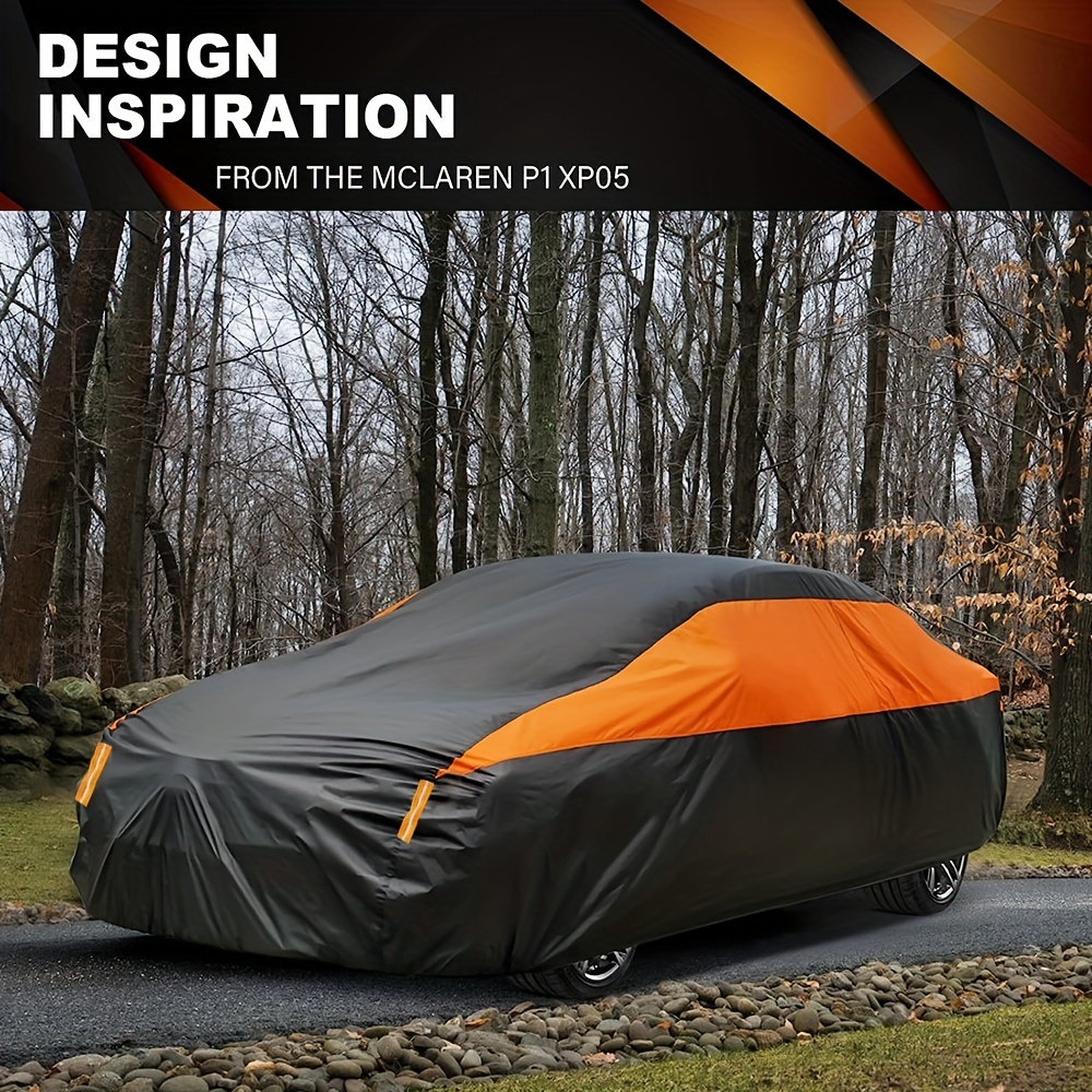 車カバー屋外防水日雨雪保護 UV オートカバーユニバーサル SUV/セダン 190T 車保護フルカバー