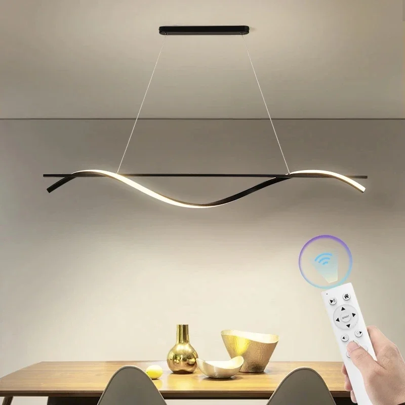 新しいキッチンダイニングアイランドサスペンションペンダントランプミニマリストアルミ鉄アート照明器具家の装飾 LED ライト光沢