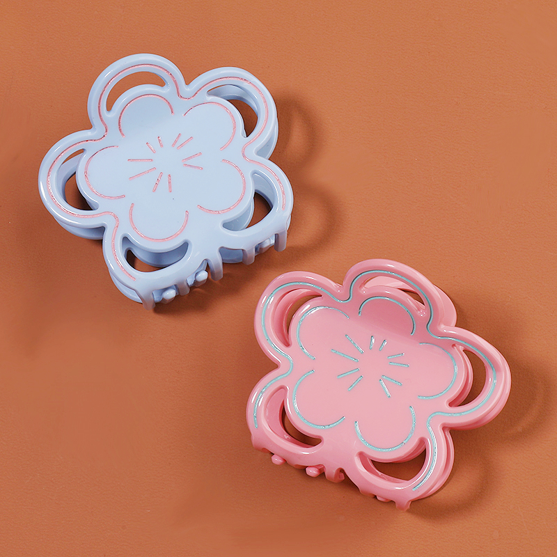 MiDairy 工場直接販売小さな中空花の形のヘアクリップ女の子のためのヘアアクセサリー CSFZ0568