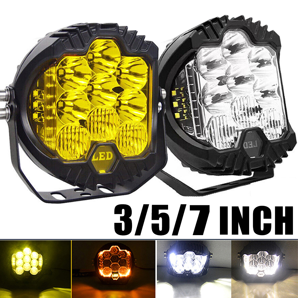 3 '' 5 '' 7 '' 自動車 LED スポーツワークランプ Lada オフロード 4X4 車両補助ライト LED 7 インチコンボドライビングランプヘッドランプ
