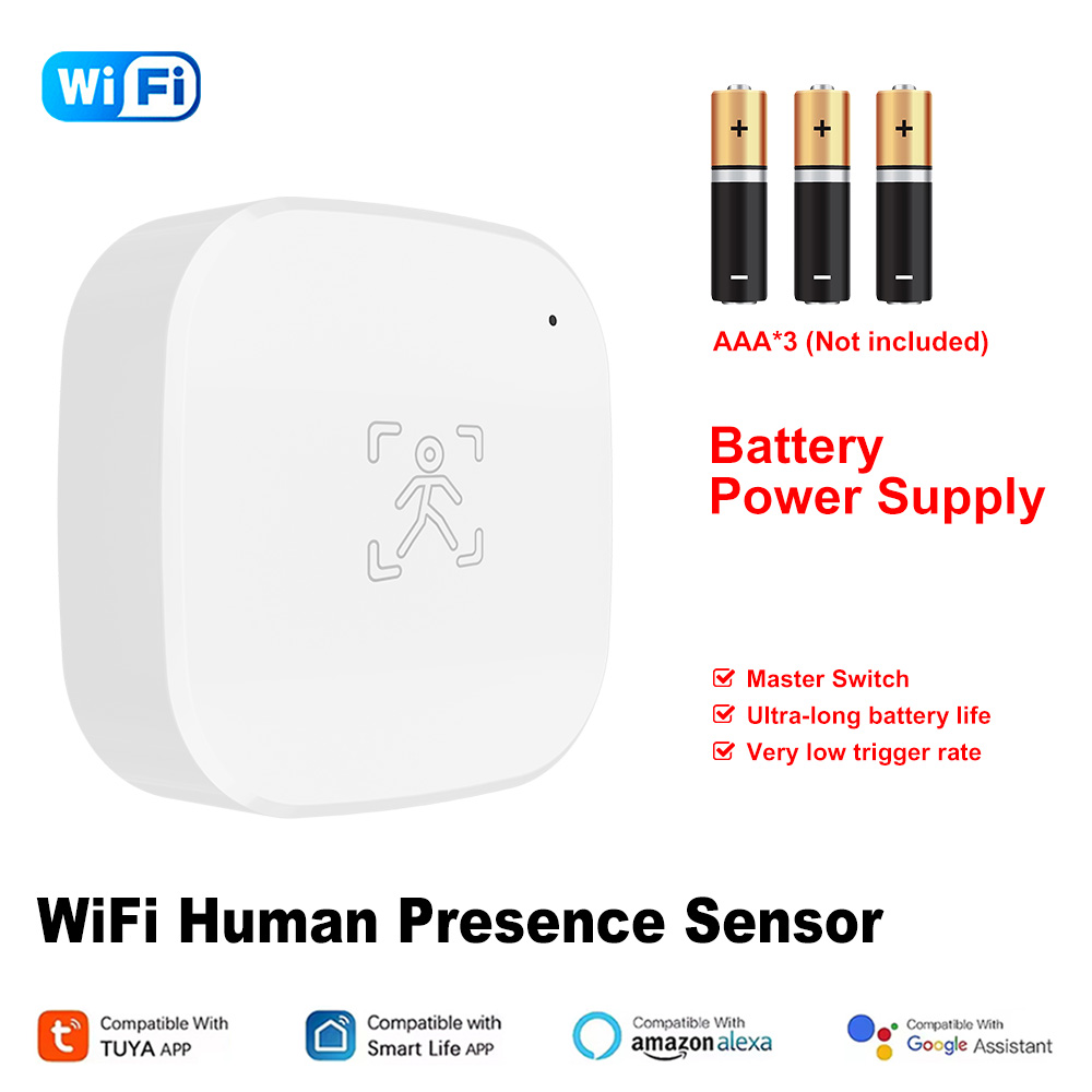 Tuya WiFi 人感センサー レーダー モーション検出器 PIR センサー Alexa Google アシスタント スマート ホームと連携