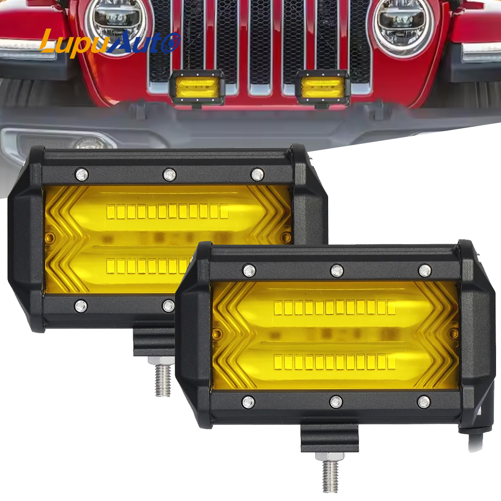 5 インチ LED ライトバースポットフラッドコンボフォグ 72 ワット LED ワークライトジープトラックボート UTV ATV 4x4 オフロードヘッドライト 12V 24V