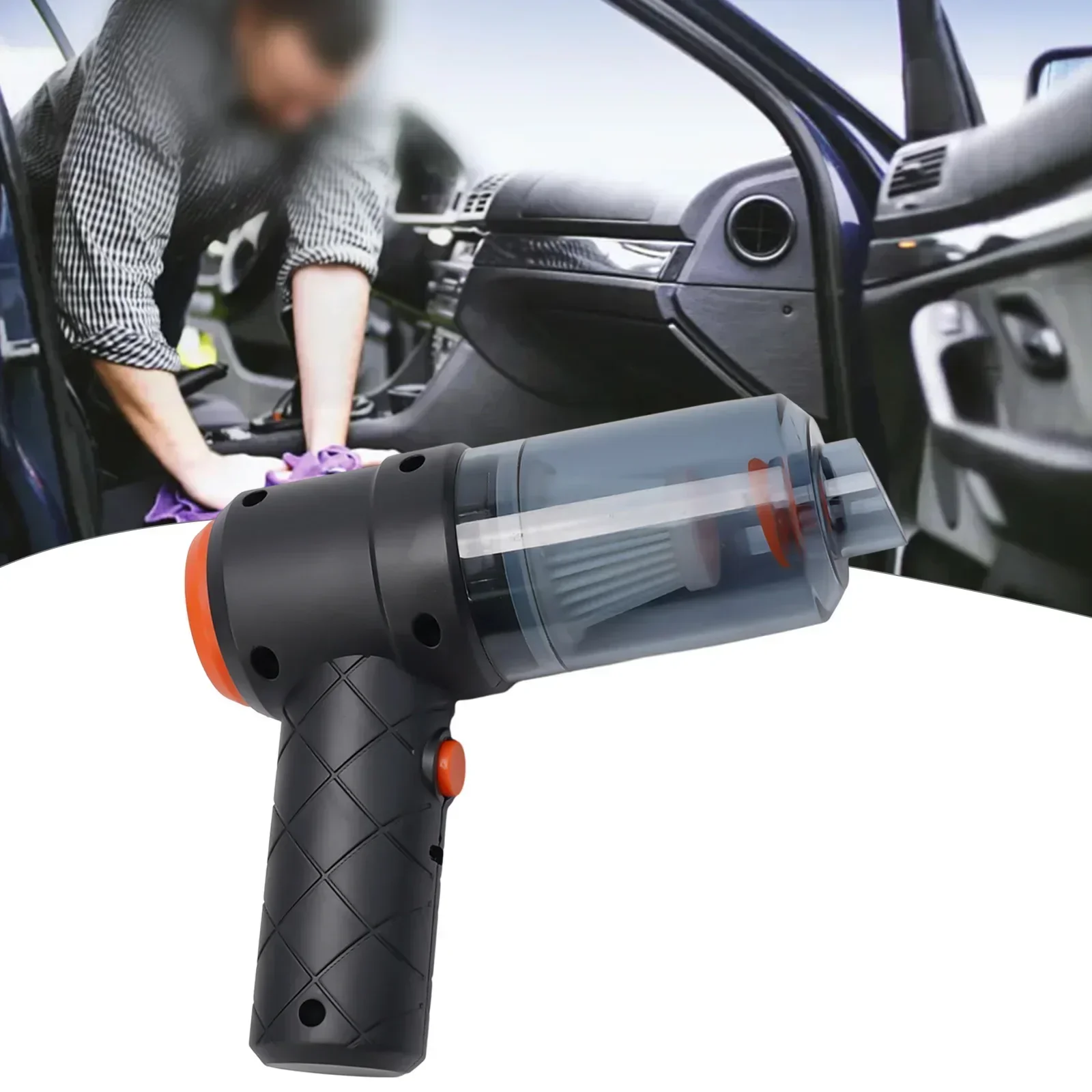 新しい実用的な掃除機掃除機ワイヤレス車の掃除機 16.2*6.8*15.8 センチメートルハンドヘルド自動掃除機