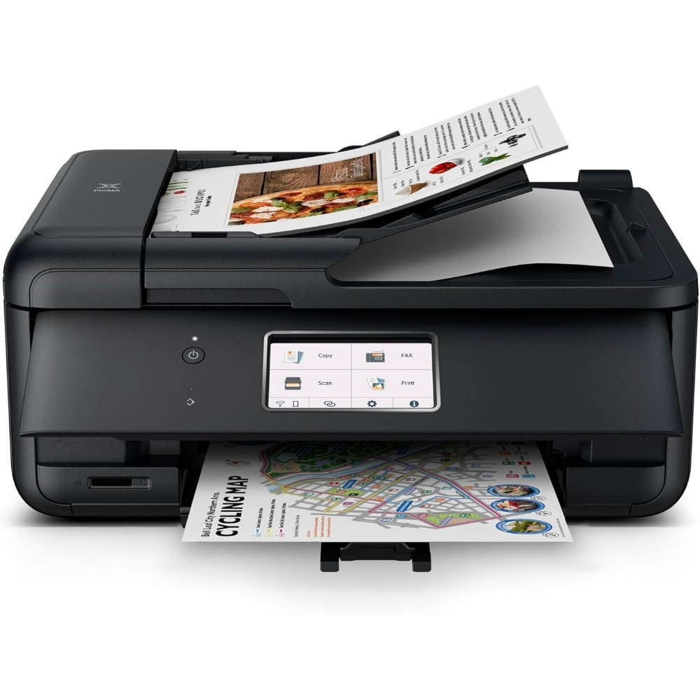 米国出荷 オールインワン プリンター ホーム オフィス AirPrint Android Alexa 用自動ドキュメント フィーダー コピー機 スキャナー FAX 付き
