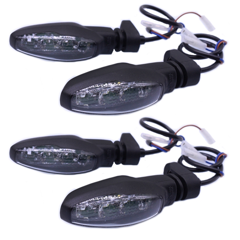 4X オートバイ LED ターンシグナルインジケータライトウインカートライアンフタイガー 800 タイガー 1200 2017-2020 タイガー 900 2020
