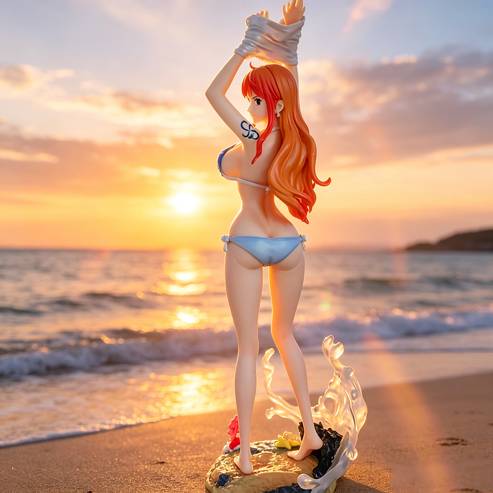 34 センチメートル/13.38 インチワンピースアニメナミフィギュアモデル Gk 像コレクタブルディスプレイデスクトップ装飾用