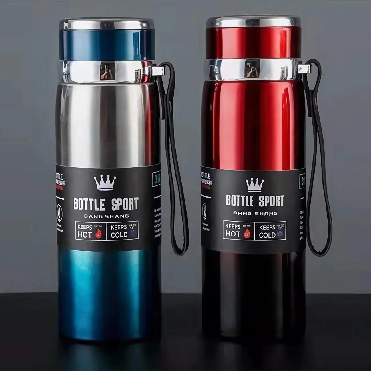 1L 保温水ボトル保冷温水ボトル魔法瓶水茶コーヒー魔法瓶ステンレス鋼魔法瓶ボトル