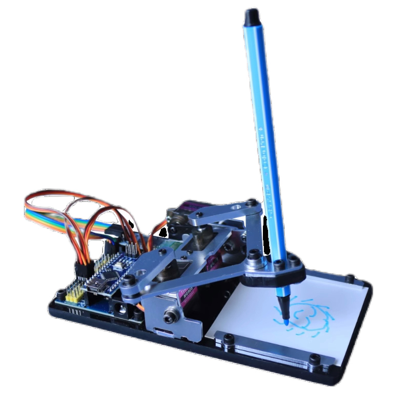 Drawbot ロボット MG90S マニピュレータアートボードボットアプリ Arduino 用描画機ロボット DIY キットナノプログラマブルロボットスターター