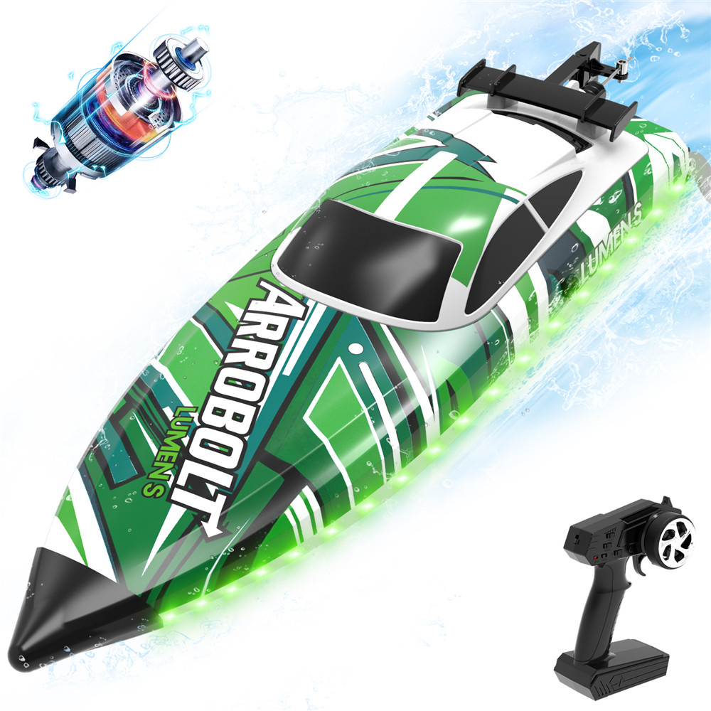 New Volantex RC Arrobolt Lumen S Brushless 400mm RTR 35+MPH Fast Speed Full Proportional RC Boat 797-6 79706