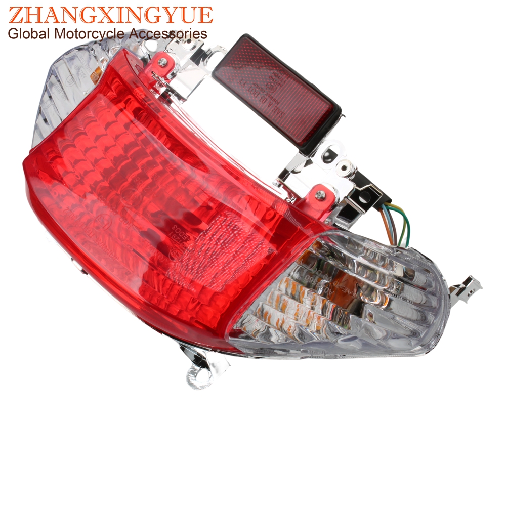 GY6 中国スクーターテールライトターンシグナルテールライトアセンブリプジョー V-Clic 50cc 4 ストローク