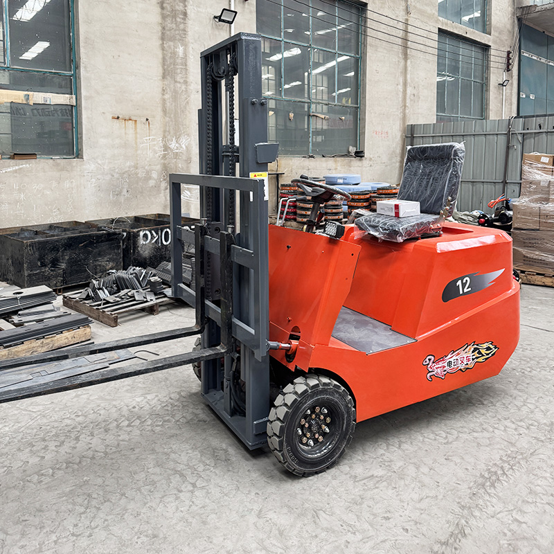 カスタマイズされた 1.2Ton 2Ton および 3Ton 電動フォークリフト ハンドリングおよび積み降ろし作業用のミニ電動フォークリフト