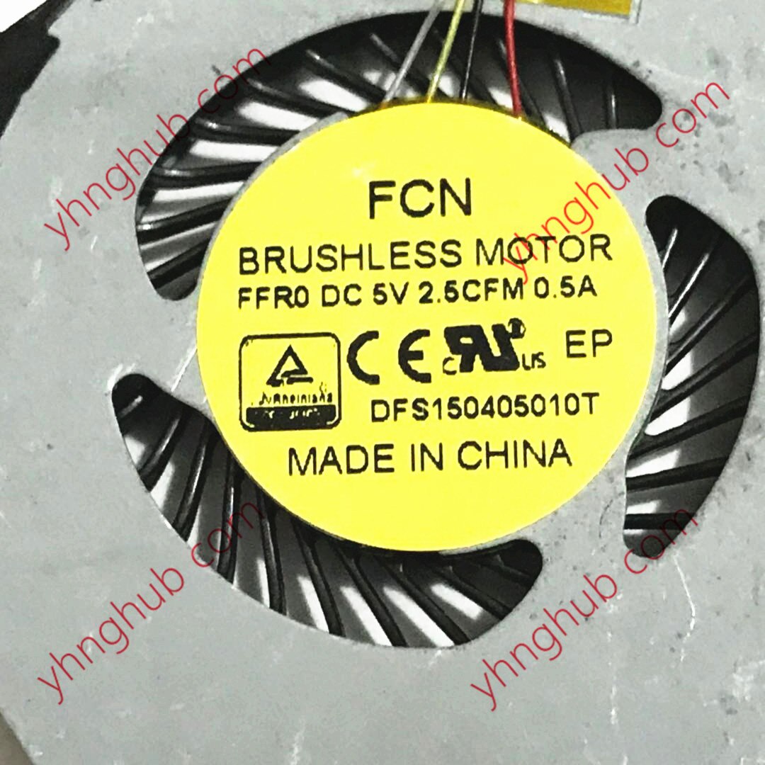 FCN DFS150405010T 7547 7548 P41F 015M67 0D2T4F DC 5V 0.50A 冷却ファン