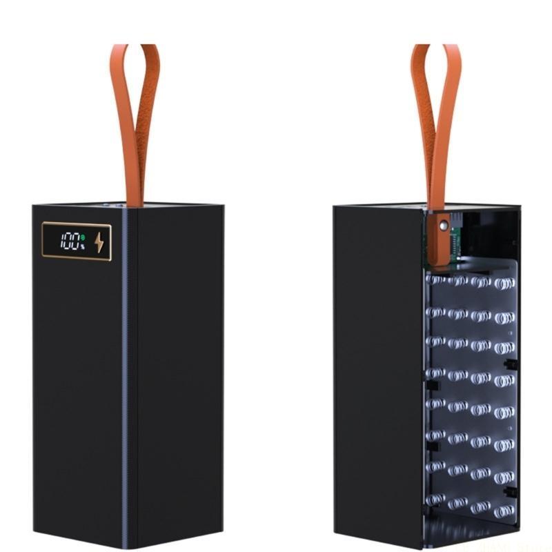 E56B バッテリーケース DIY パック、便利でユーザーフレンドリーな大容量ケース急速充電ケース
