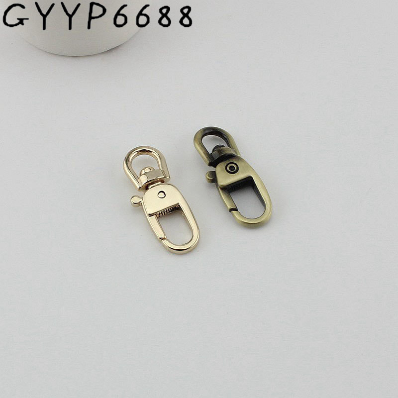 6 ミリメートル 4 色小さなスナップフックボタンレザーケースバッグシンプルなフックハードウェアアクセサリー DIY 修理バッグ