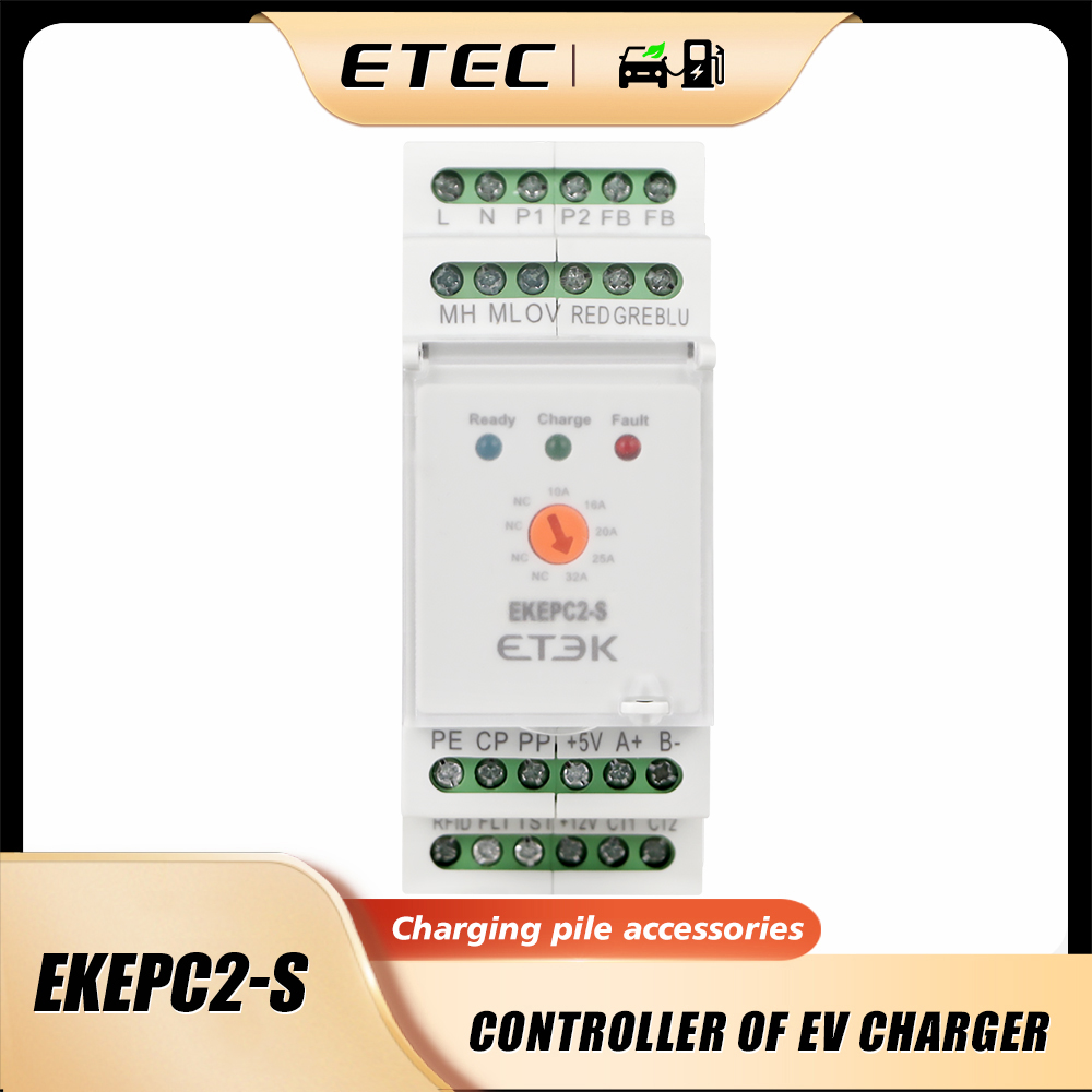 ETEK Evse コントローラ電子プロトコル EPC Chontroller EV 充電ステーションケーブルソケット 32A AC 240V EKEPC2