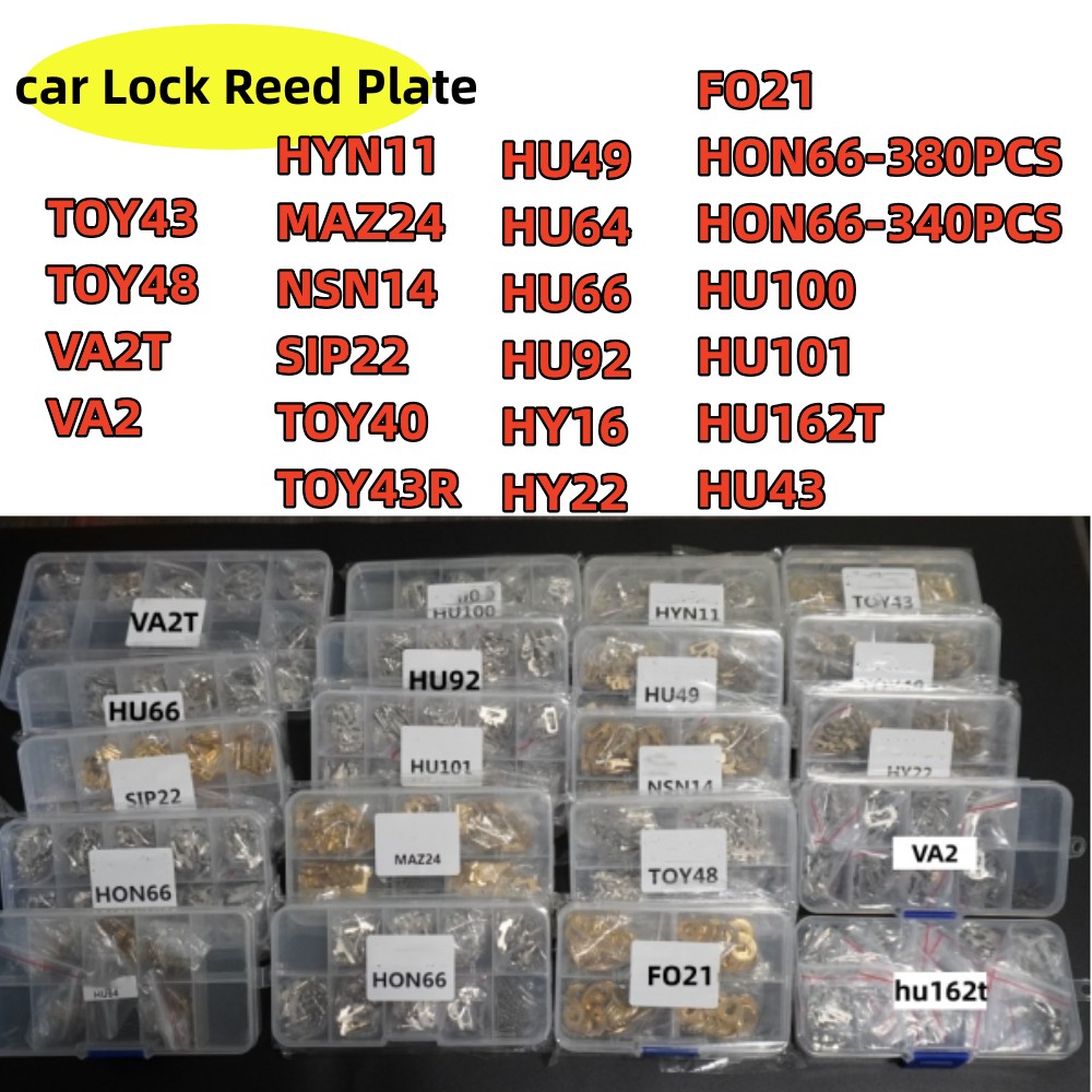 車のロックリードプレートロック修理アクセサリー HYN11 MAZ24 NSN14 SIP22 TOY40 TOY43R HU49 HU64 HU66 HU92 HY16 HY22 FO21 HON66 HU101
