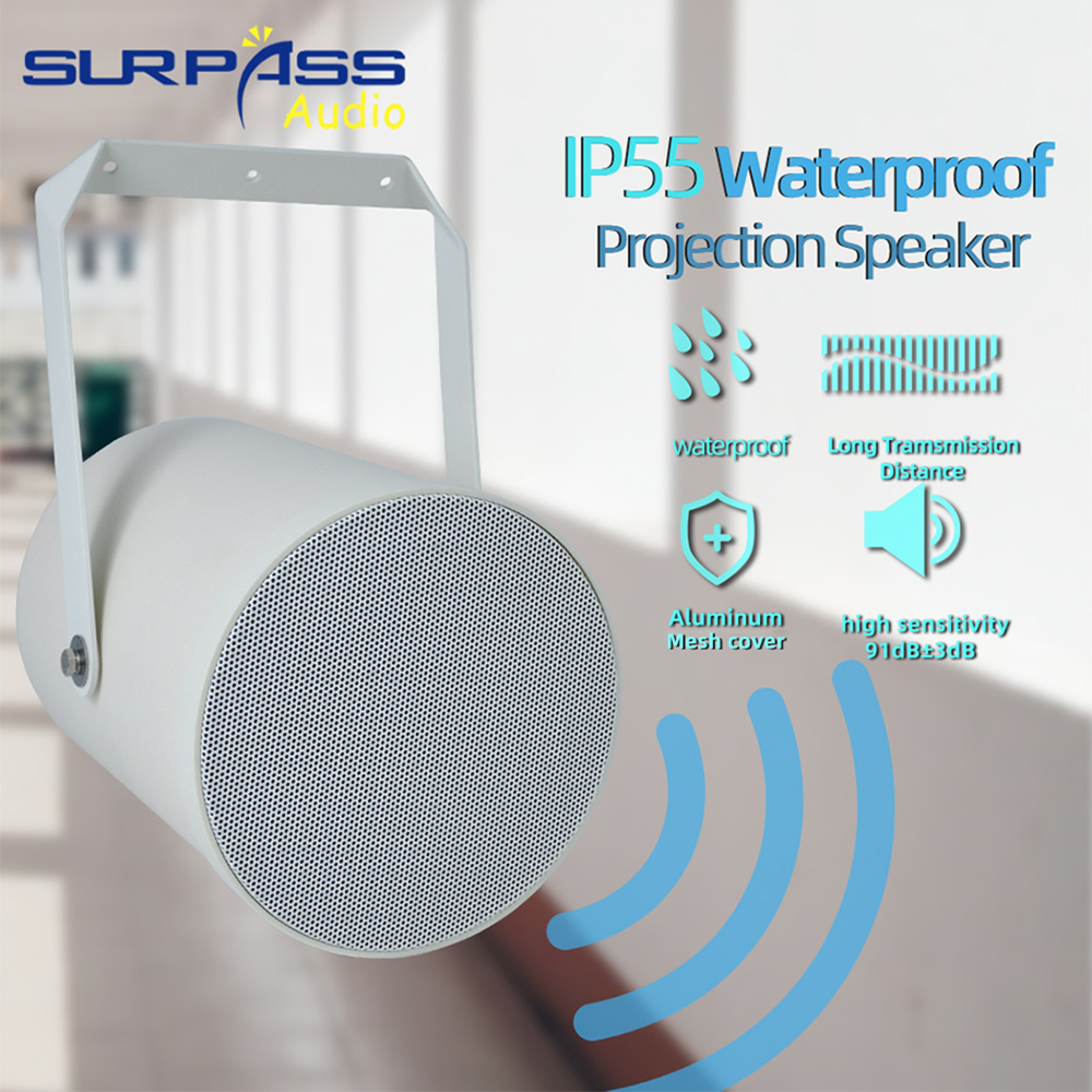 100V 防水 IP55 壁スピーカー 12 ワット屋外 PA オーディオプレーヤー拡声器拡声ステレオシステム壁掛け公園学校