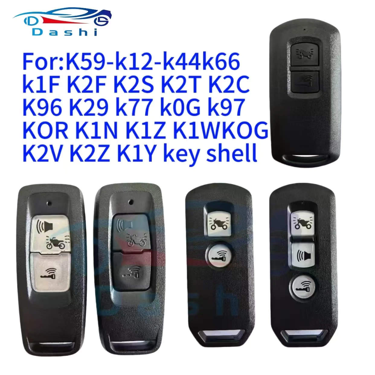 da shi  for PCX PCX160, K1Z,Motorcycle X-ADV SH 300 150 125 Forza PCX 150 Hybrid K01 K77 K96 K97  remote key replacement shell