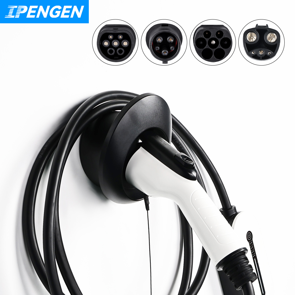 IPENGEN EV 充電器ガンホルスタードック電気自動車 Type2 Type1 GBT テスラ充電ガン追加保護主要な Wallbox
