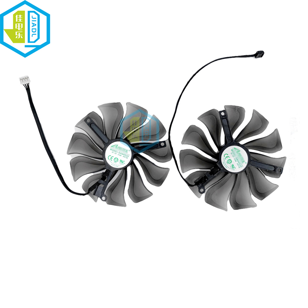 GAA8S2U グラフィックスビデオカード GPU 冷却ファン Palit GeForce RTX2060 RTX2080 RTX2070 GameRock JetStream RTX 2080 12V 95 ミリメートル 4pin
