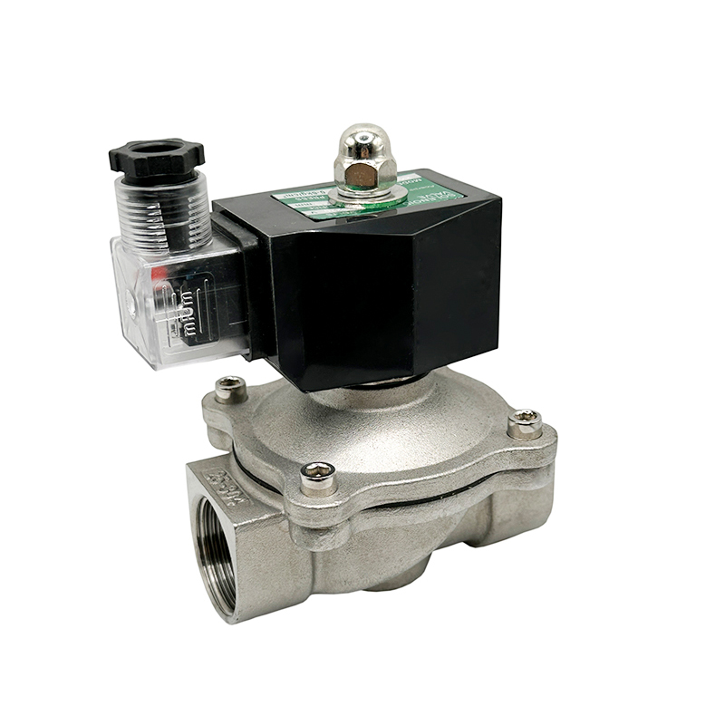 1/2インチ 3/4インチ 1インチ 2インチ 常時閉型電磁弁 水用 24V 230V 24V 12V ステンレス鋼 IP65 DINコイル 高温