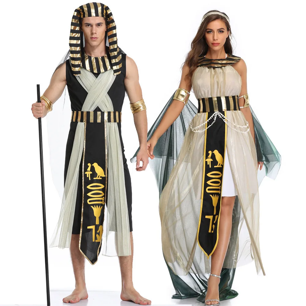 ハロウィンコスチューム Cos エジプトファラオ女王ギリシャ女神衣装ステージオペラパフォーマンス衣装