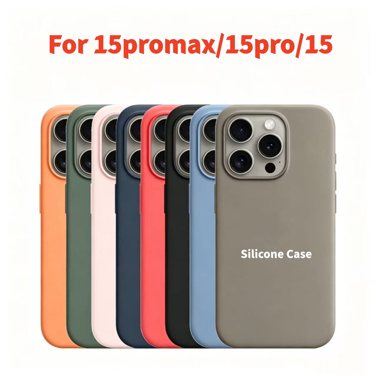 公式 1:1 液体シリコンケース IPhone15 Pro Max 15Pro 15 ケース Magsafe ワイヤレス充電用カメラボタン電話ケース