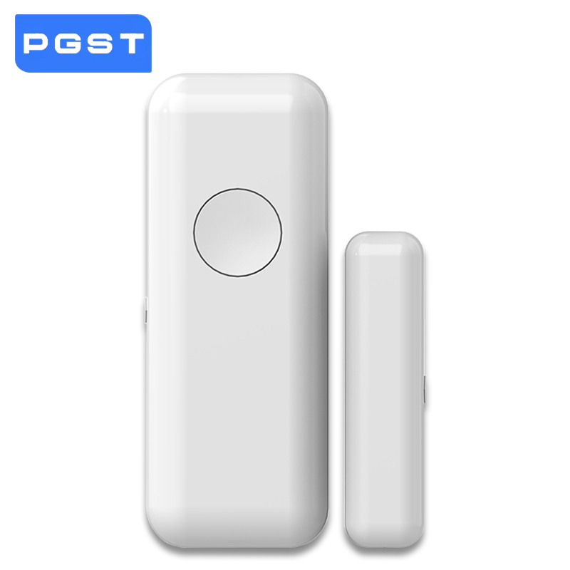 PGST 433MHz Tuya 磁気ドア警報センサースマートホームライフ窓ドアセンサー家の警報セキュリティ保護システム