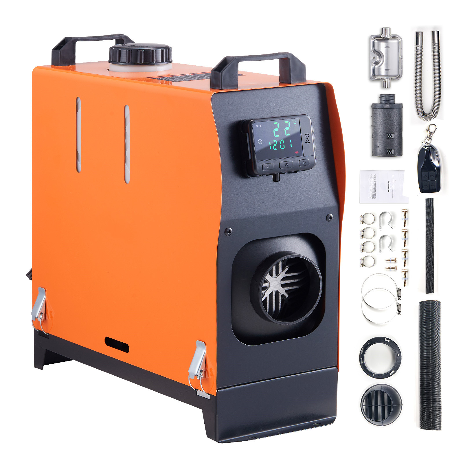 SucceBuy 8KW ディーゼルヒーター オールインワン ディーゼルエアヒーター 高速加熱 低ノイズ パーキングヒーター トラック トレーラー キャンピングカー バン ボート用