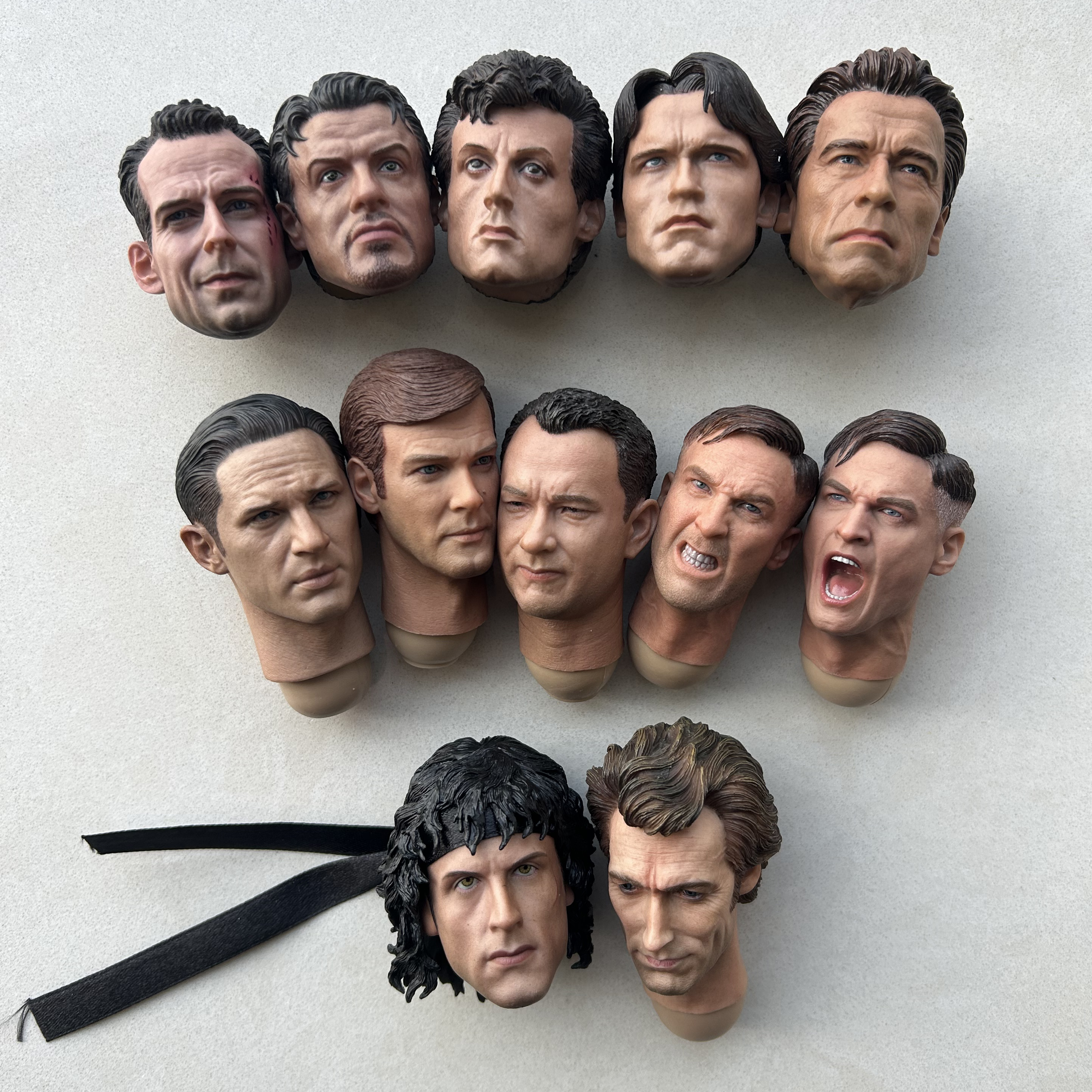 1/6 男性ブルース・ウィリス アーノルド T800 エージェント ダニエル・クレイグ 007 第二次世界大戦ドイツ MG34 ヘッドスカルプト彫刻モデルフィット 12 インチアクションフィギュアボディ